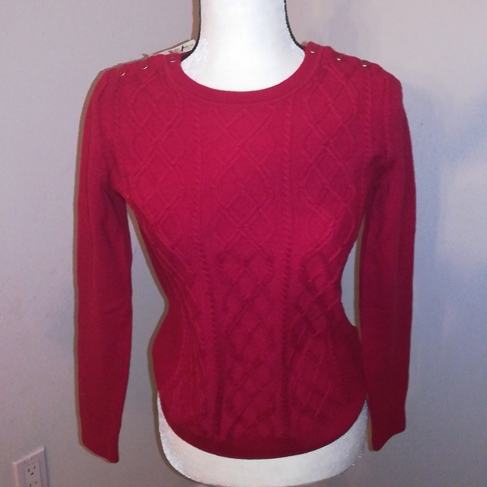 NWT Talbots cable knit sweater